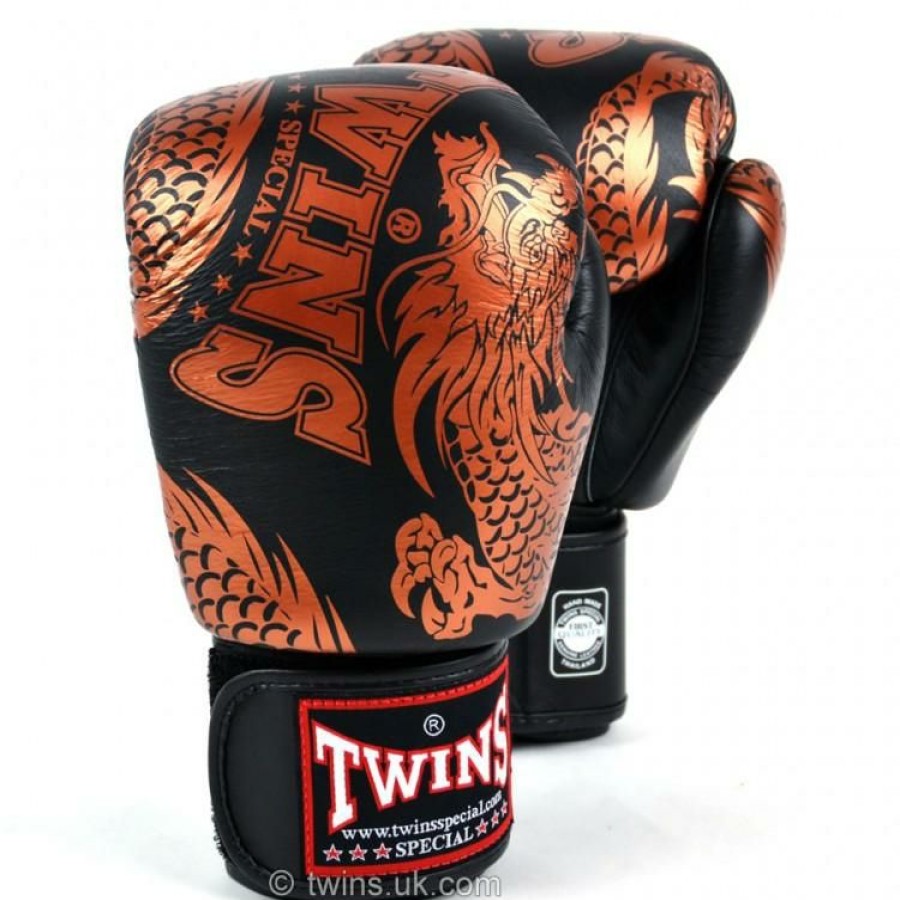 Boxing Gloves * | Best Guaranteed Twins Special Fbgvl3-49 Copper/Black Boxing Gloves