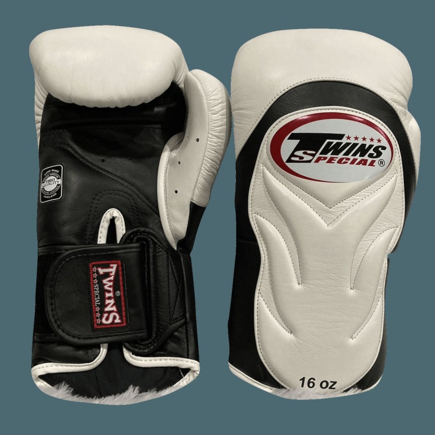 Boxing Gloves * | Best-Selling Twins Special Boxing Gloves Bgvl6 Black White