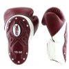 Boxing Gloves * | Fire Sale Twins Special Boxing Gloves Bgvl6 Mk White/ Maroon Red