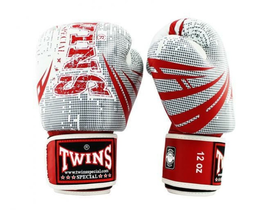 Boxing Gloves * | Fashionable Twins Special Fbgvl3-Tw5 Red/White Boxing Gloves