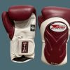 Boxing Gloves * | Best Sale Twins Special Bgvl6 White Maroon Boxing Gloves