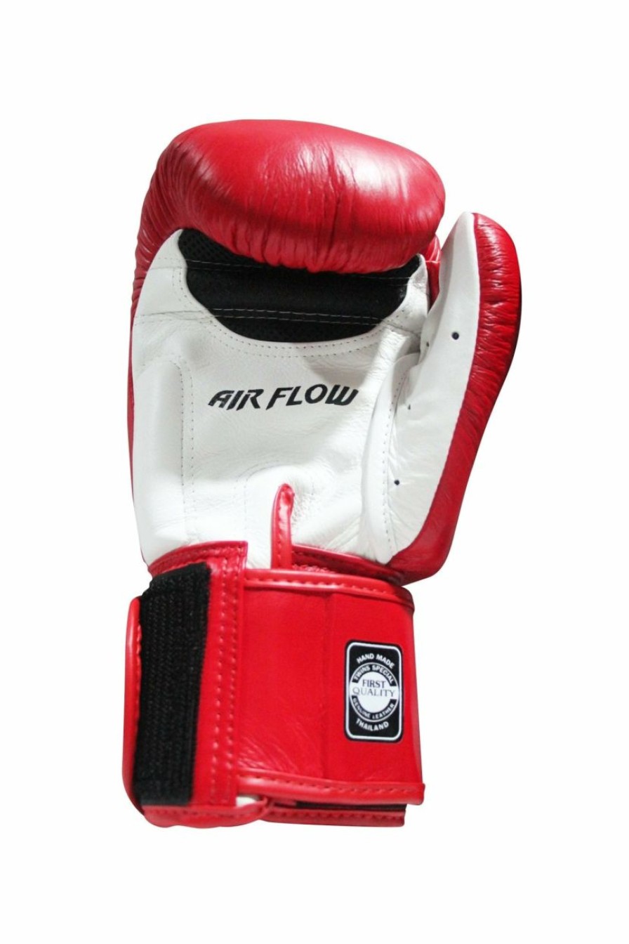 Boxing Gloves * | Online Sale Twins Special Boxing Gloves Bgvla2 Air Flow Wh/Rd/Bk Red Front