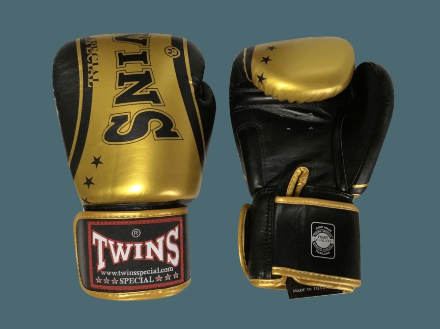 Boxing Gloves * | Clearance Sale Twins Special Boxing Gloves Fbgvl3-Tw4 Black/Gold