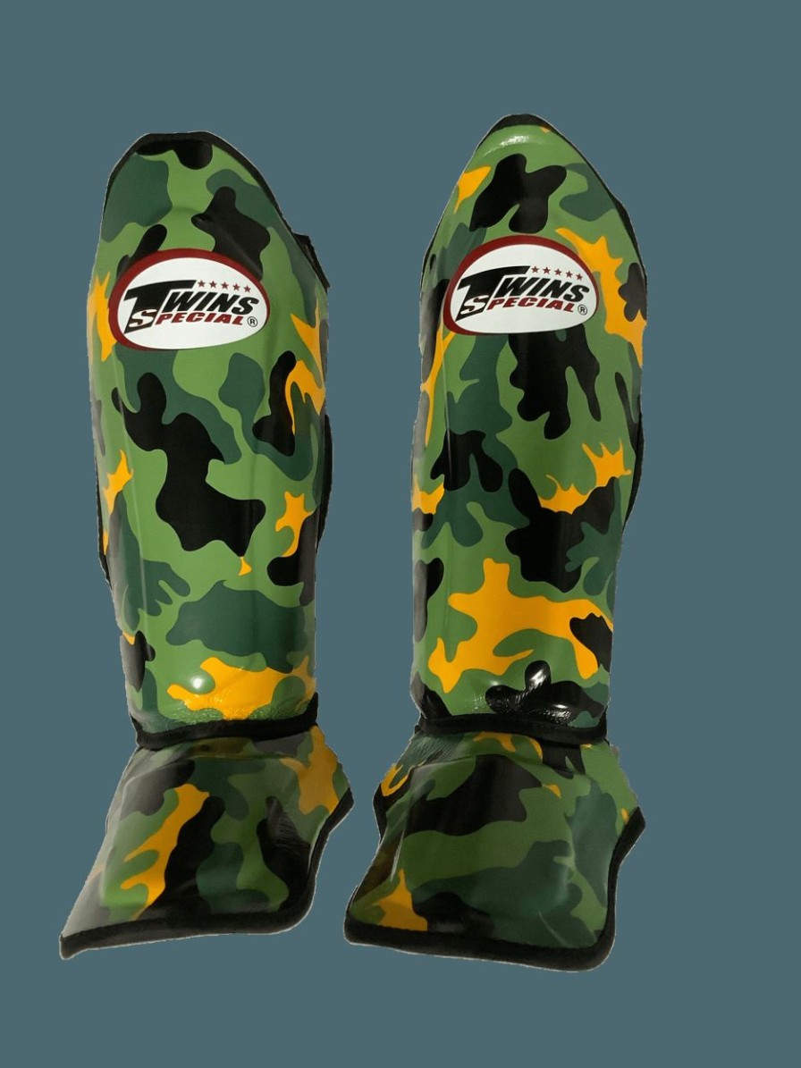 Shinguards * | Limit Offer Twins Special Shinguards Fsgl-10 Army Yellow