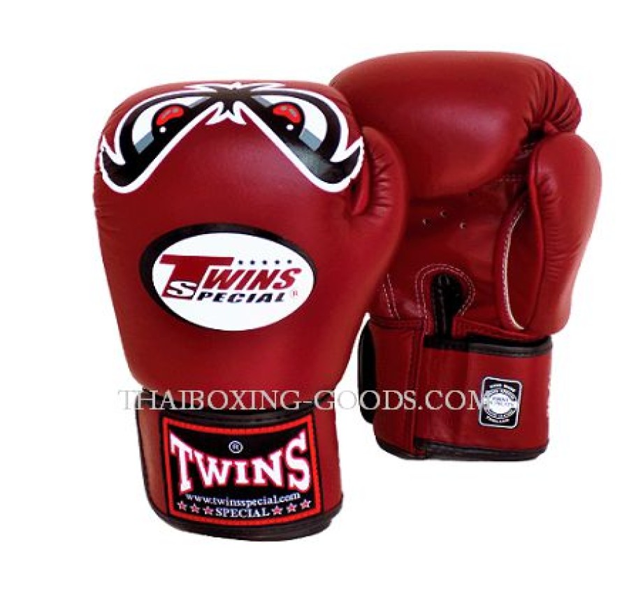 Boxing Gloves * | Best Guaranteed Twins Special Boxing Gloves Fbgvl3-25 Red