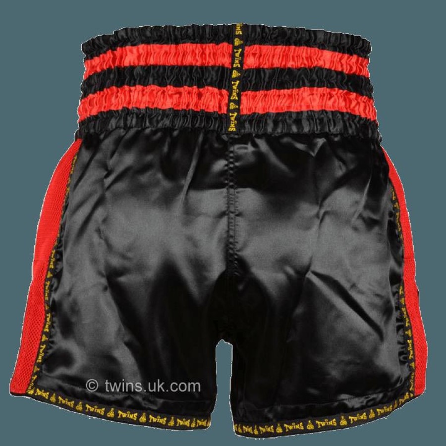 Muay Thai Shorts * | Clearance Sale Twins Special Shorts Tws-922 Black/ Red