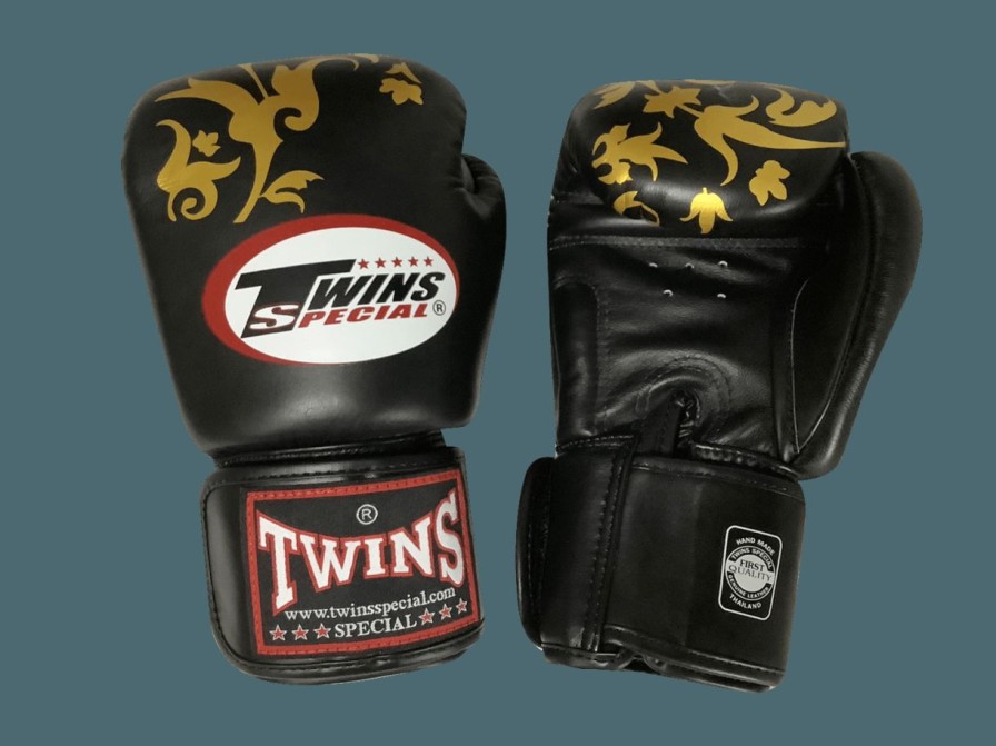 Boxing Gloves * | Best Sale Twins Special Boxing Gloves Fbgvl3-26G Black/Gold