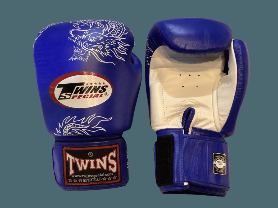 Boxing Gloves * | Special Offers Twins Special Boxing Gloves Fbgv3-6S Blue/White