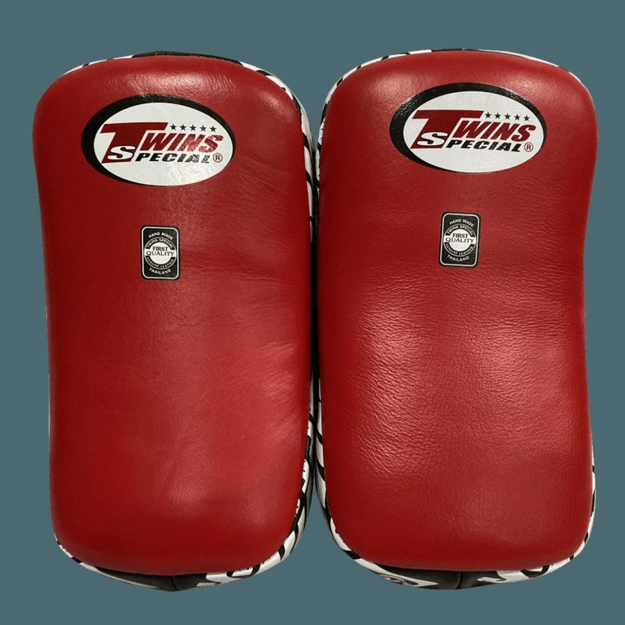 Thai Pads * | Clearance Sale Twins Special Kicking Pads Kpl10 Red Black