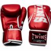 Boxing Gloves * | Crazy Deals Twins Special Boxing Gloves Fbgvs3-Tw6 Metallic Red