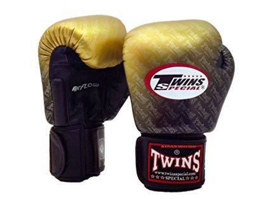 Boxing Gloves * | Best Guaranteed Twins Special Boxing Gloves Fbgvl3-Tw1 Gold/Black