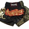 Muay Thai Shorts * | Fashionable Twins Special Muay Thai Shorts T-151 Black/Rd