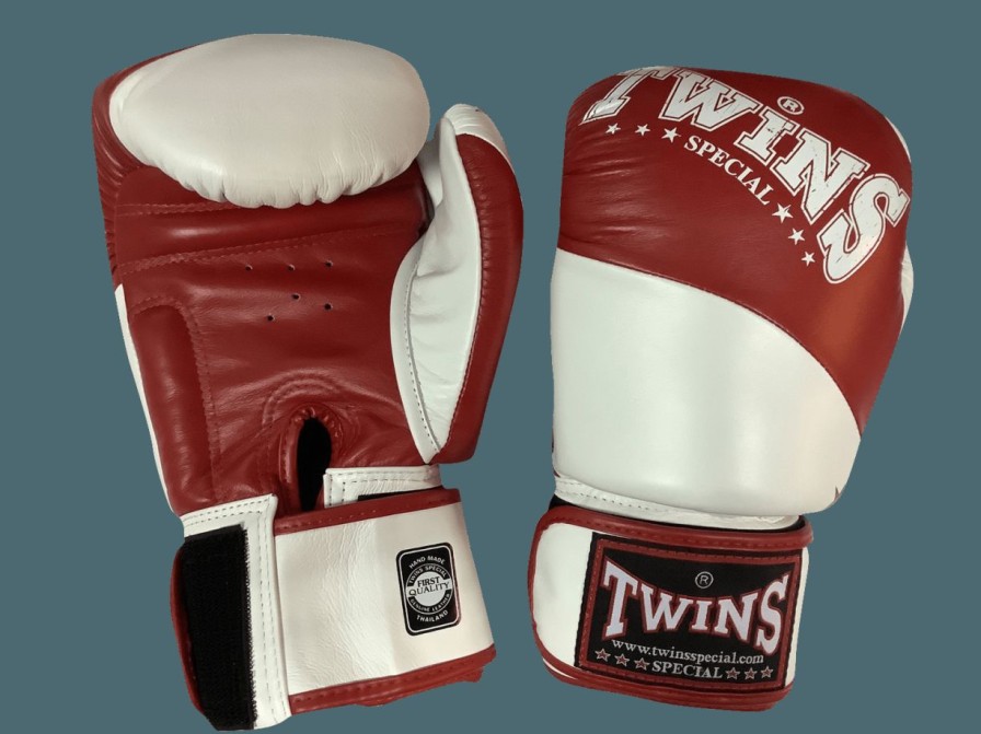 Boxing Gloves * | Promotions Twins Special Boxing Gloves Bgvl10 Red/White