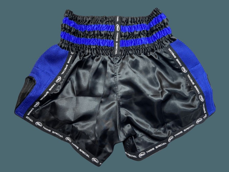 Muay Thai Shorts * | Clearance Sale Twins Special Shorts Tws-922 Blue Black