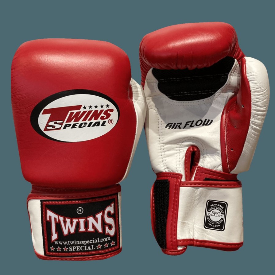 Boxing Gloves * | Closeout Sale Twins Special Boxing Gloves Bgvla-2T Wh/Rd/Bk Red Front