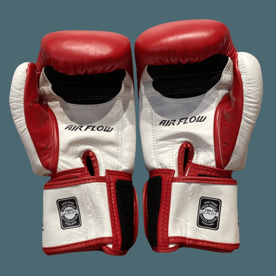 Boxing Gloves * | Closeout Sale Twins Special Boxing Gloves Bgvla-2T Wh/Rd/Bk Red Front