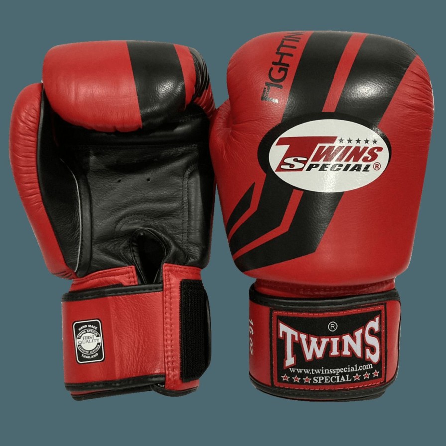 Boxing Gloves * | Cheap Twins Special Boxing Gloves Fbgvl3-43 Black Red