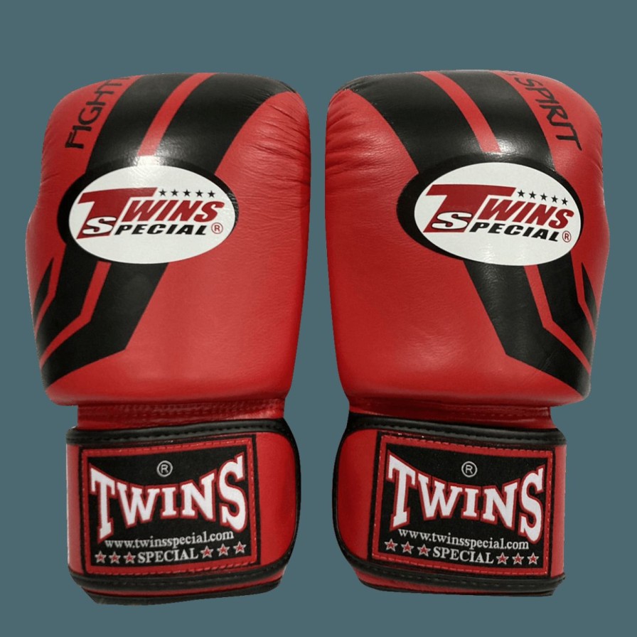 Boxing Gloves * | Cheap Twins Special Boxing Gloves Fbgvl3-43 Black Red