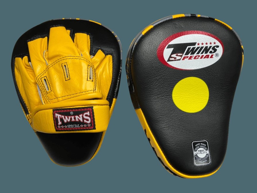 Focus Mitts * | Fire Sale Twins Special Focus Mitts Pml 10 Black Yellow