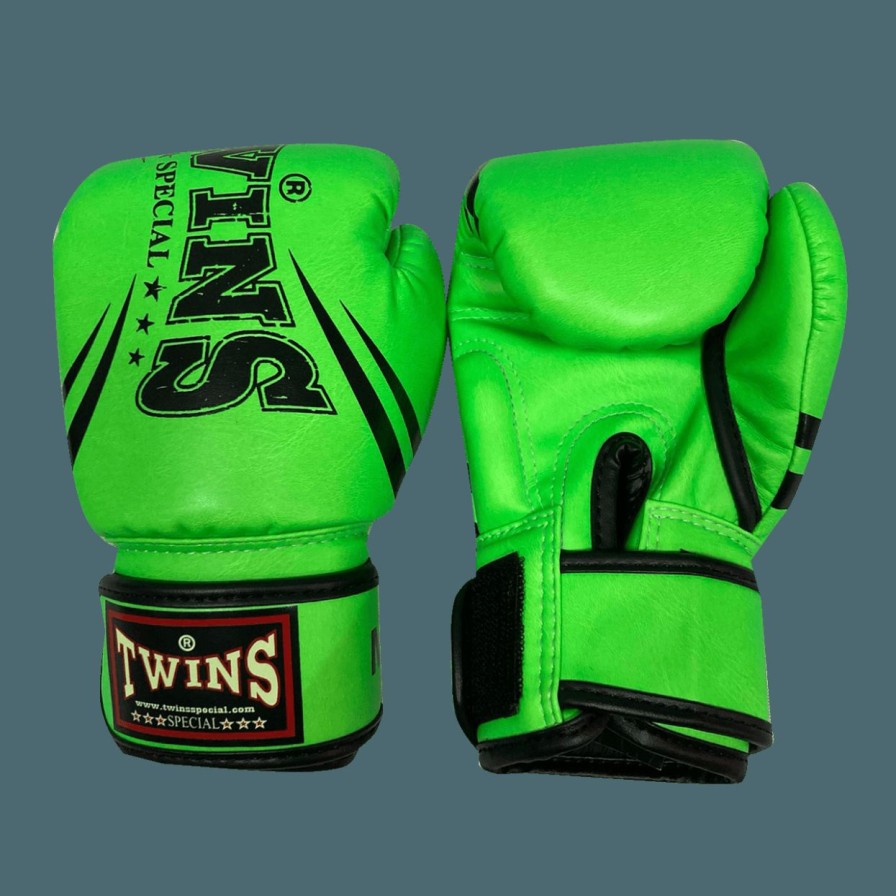 Boxing Gloves * | Best-Selling Twins Special Boxing Gloves Kids Fbgvsd3-Tw6 Green Black