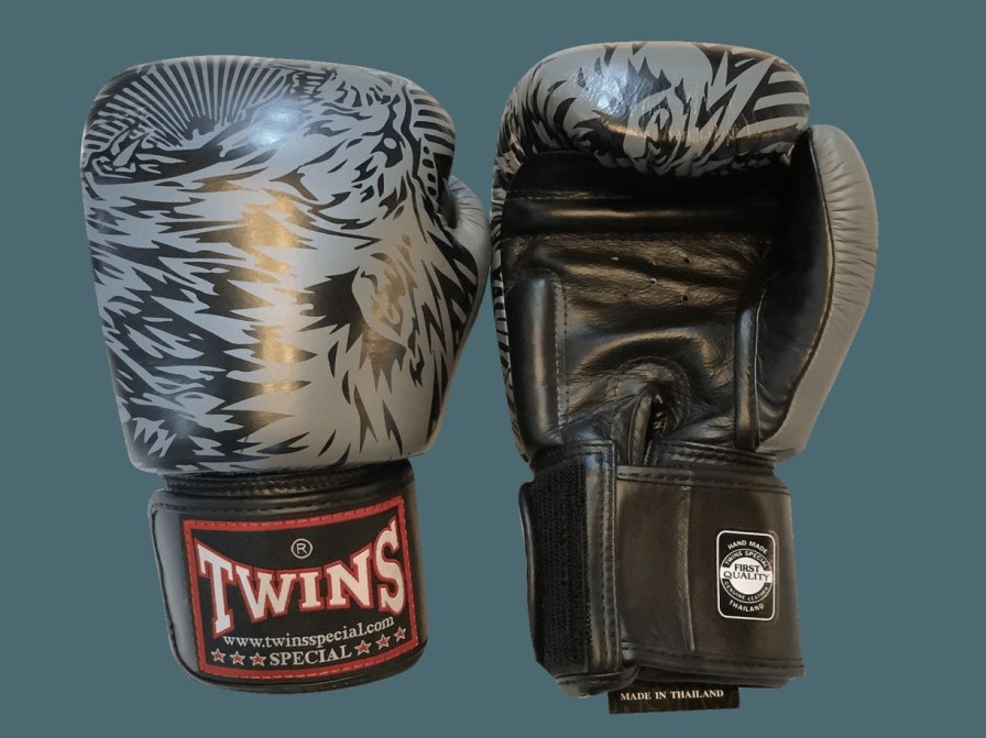 Boxing Gloves * | Special Twins Special Boxing Gloves Fbgvl3-50 Grey/Black