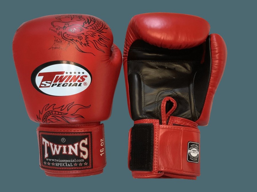 Boxing Gloves * | Discount Twins Special Boxing Gloves Fbgvl3-6 Black Red