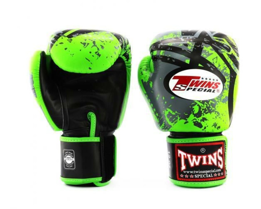 Boxing Gloves * | Best Sale Twins Special Boxing Gloves Fbgvl3-36 Green