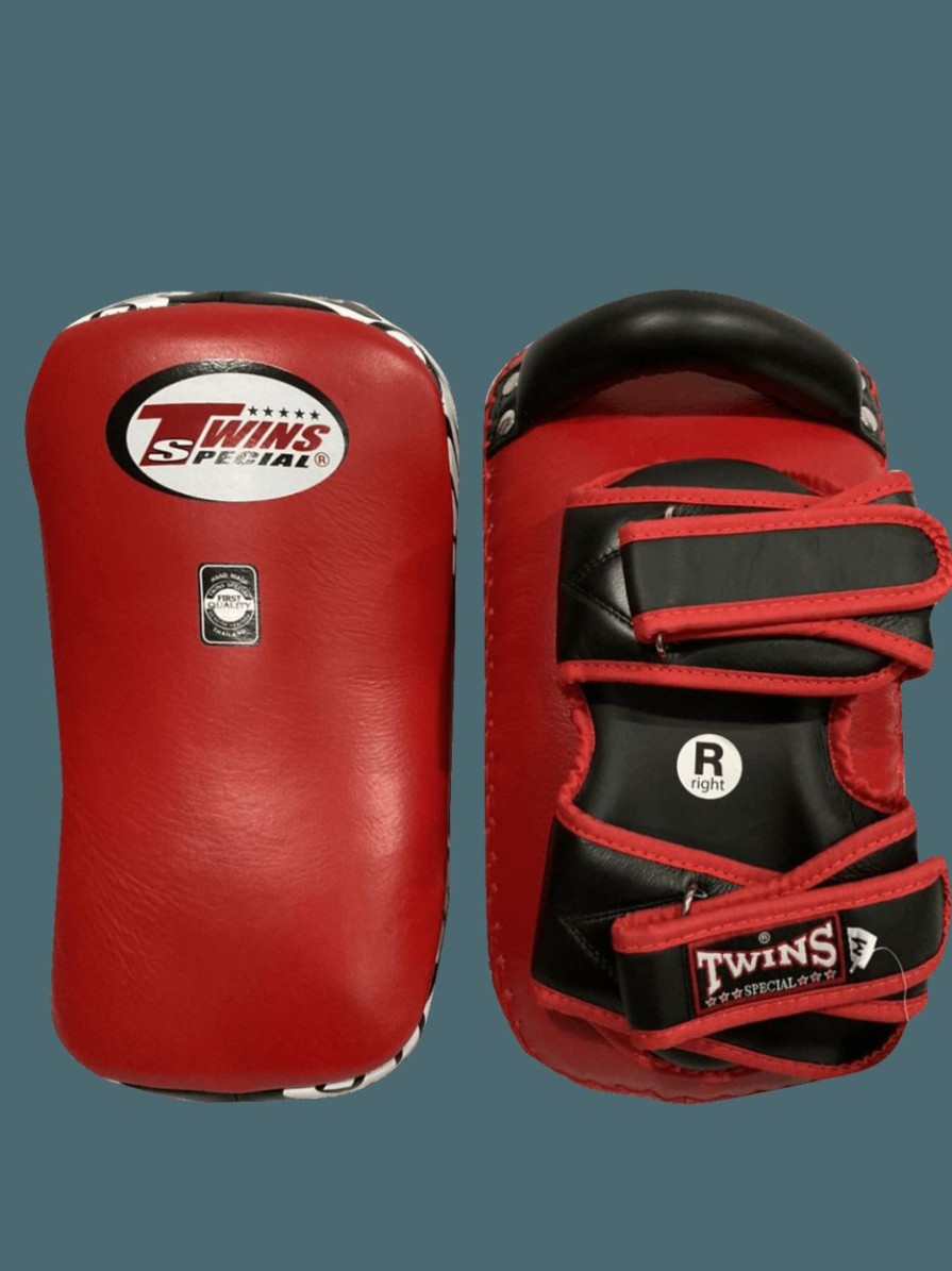 Thai Pads * | Clearance Sale Twins Special Kicking Pads Kpl12 Red Black